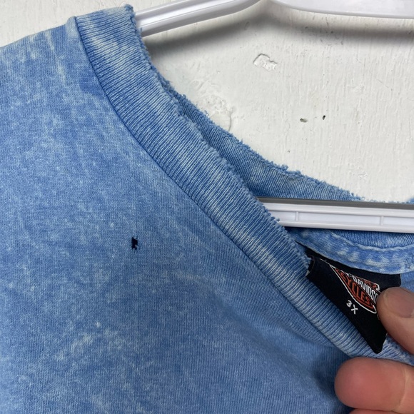 Harley Davidson Distressed Tee Shirt size 3X - Picture 2 of 7